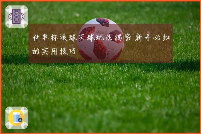 世界杯滚球买球玩法揭密 新手必知的实用技巧